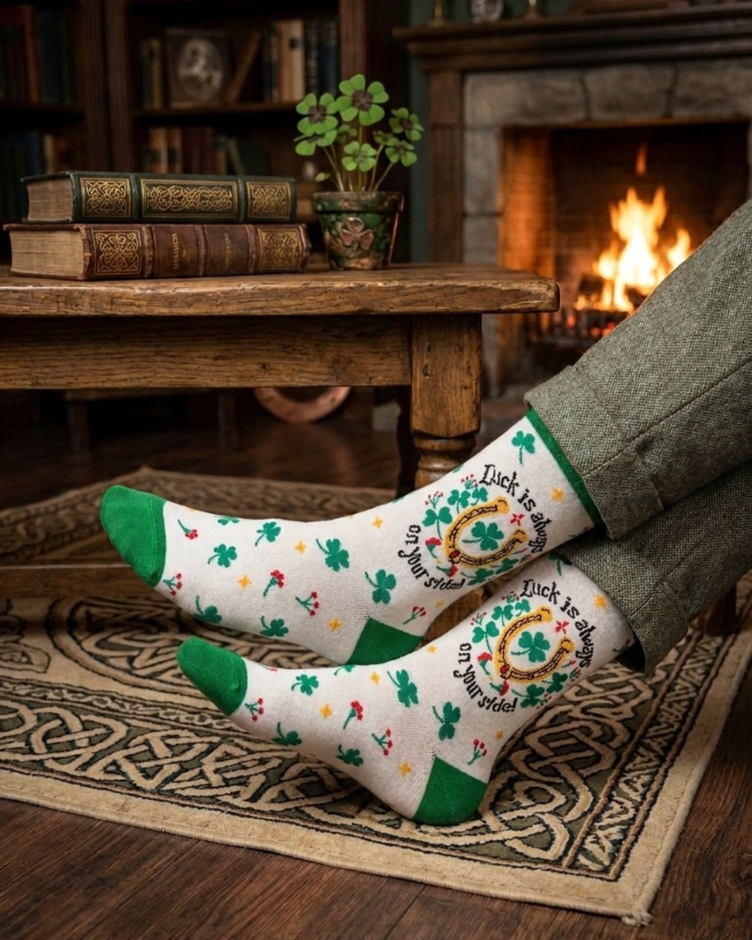Luck Cream Socks Soft Lucky Charm Edition